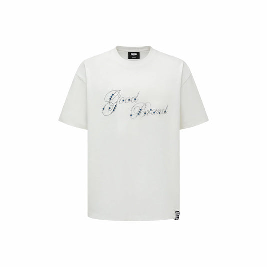 GOODBRAND GOOD Floral Hot Stamping S/S Tee White (SS25)