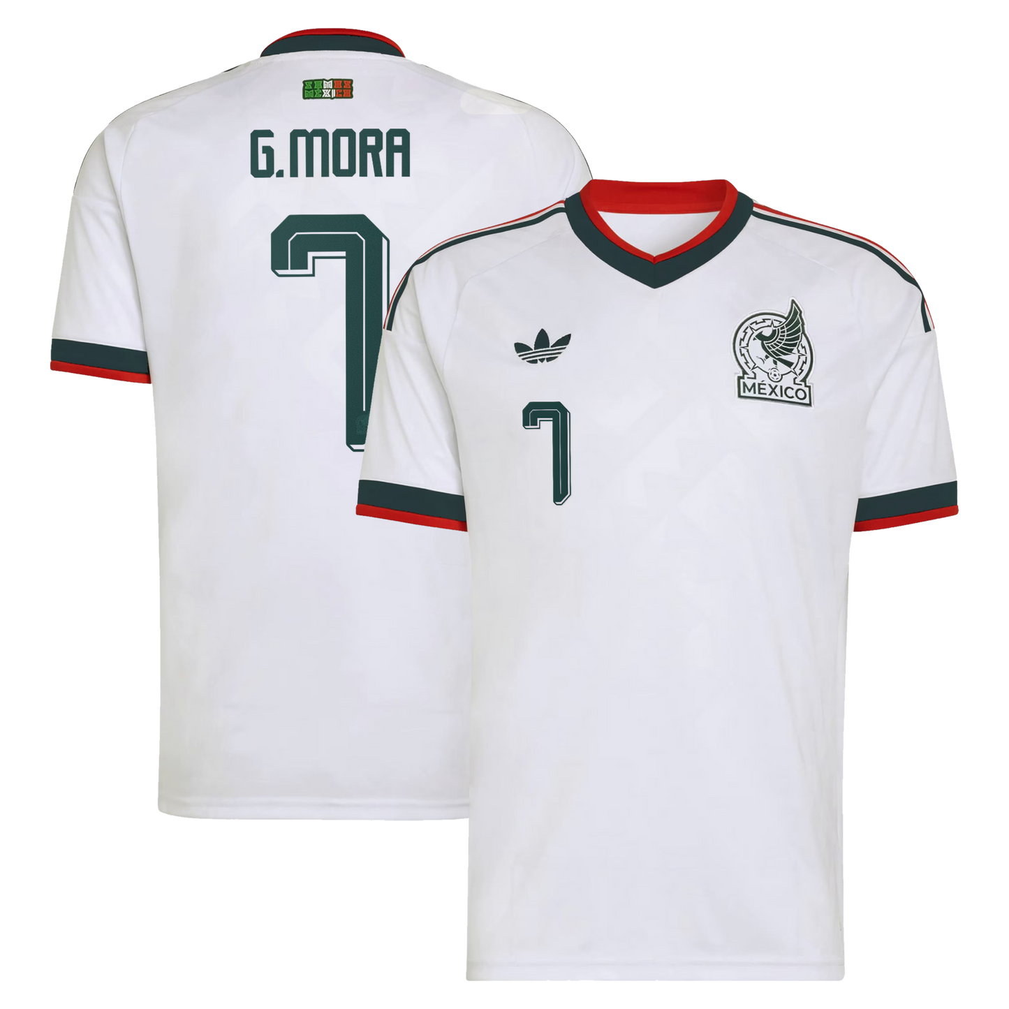 Gilberto Mora Mexico National Team 2026  Away Replica Jersey - White
