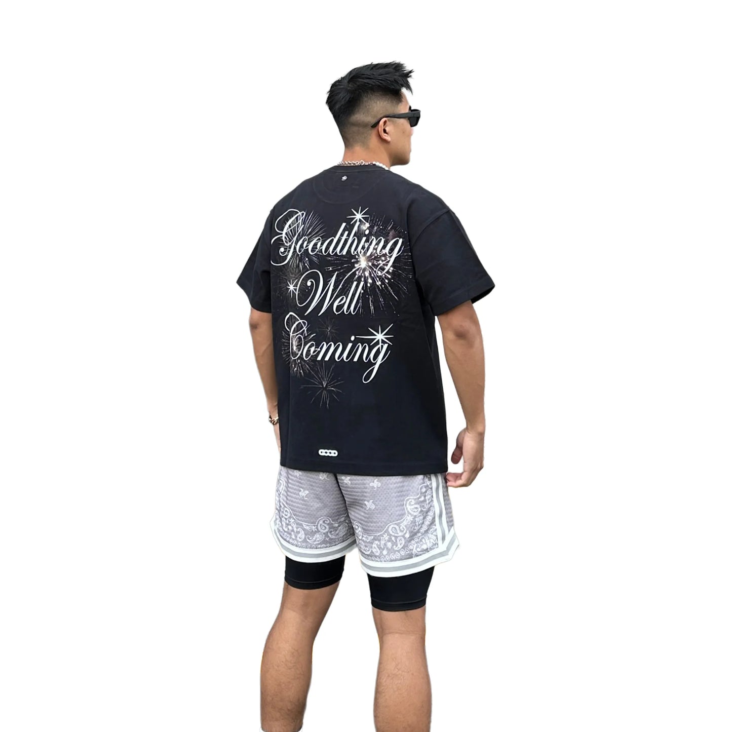 GOODBRAND Fireworks Hot Diamond Logo Tee Black (SS25)