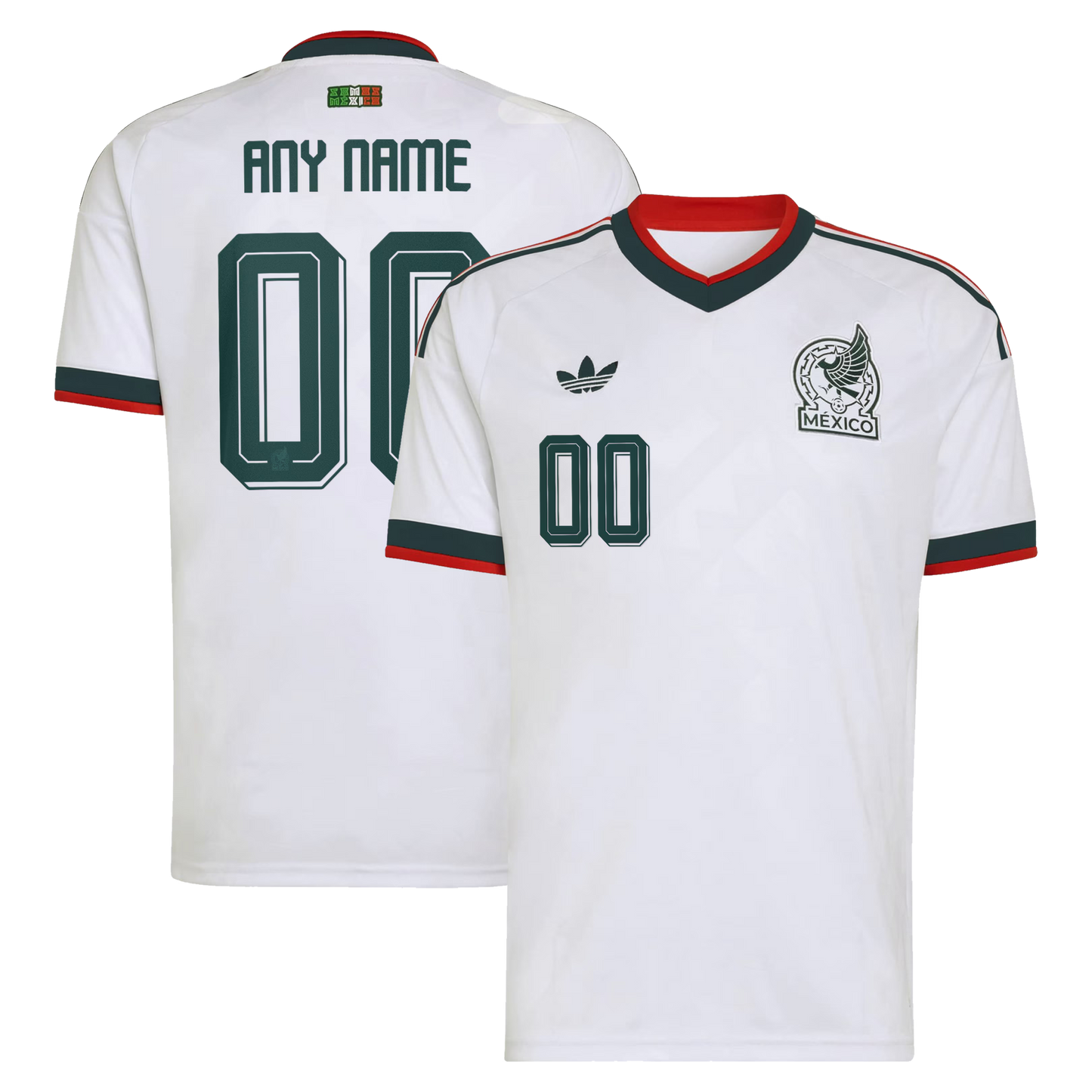 Mexico National Team 2026 Away Replica Custom Jersey - White