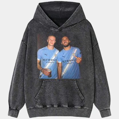 Erling Haaland & Rayan Cherki Tee