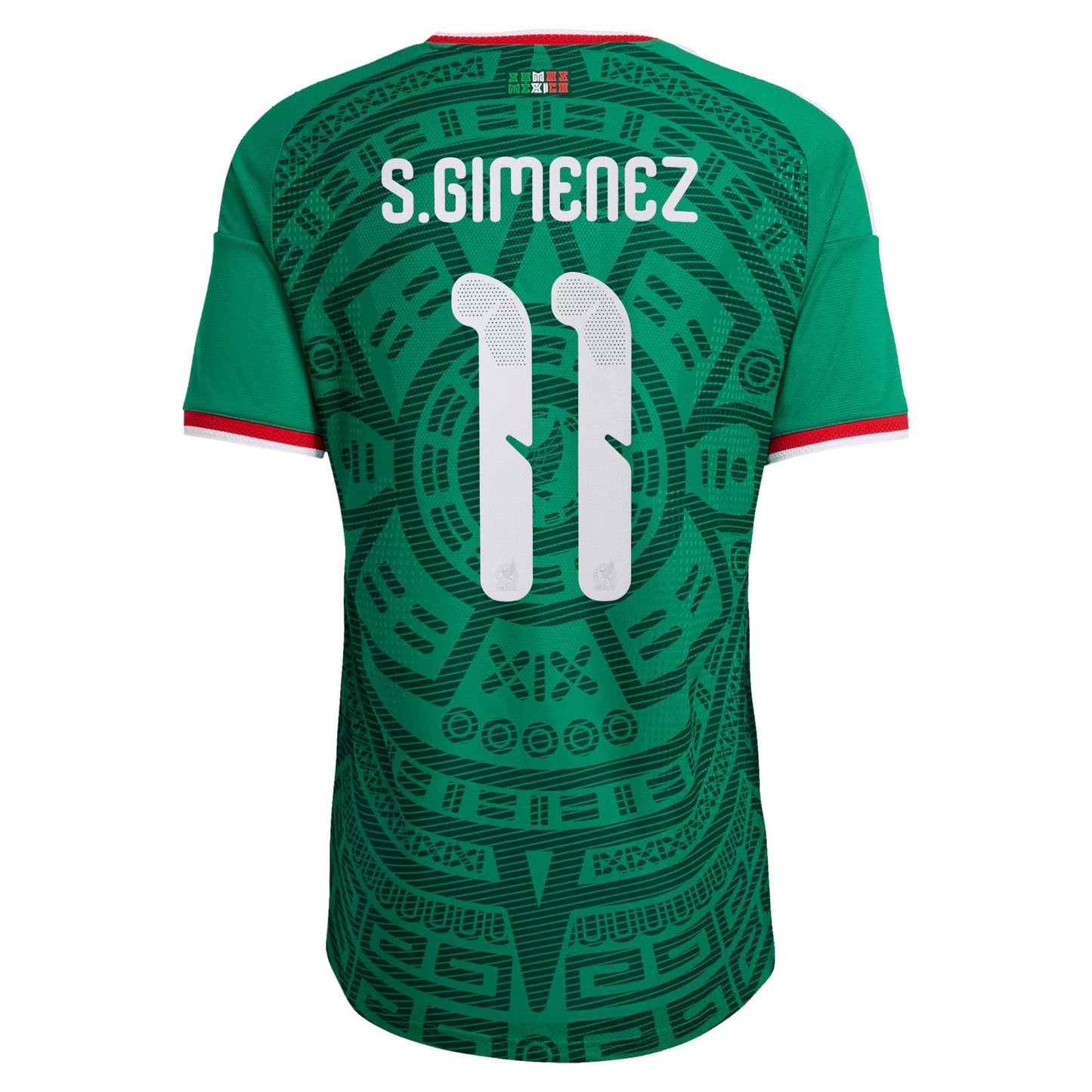 Santiago Gimenez Mexico National Team 2026  Home On-Field Jersey - Green