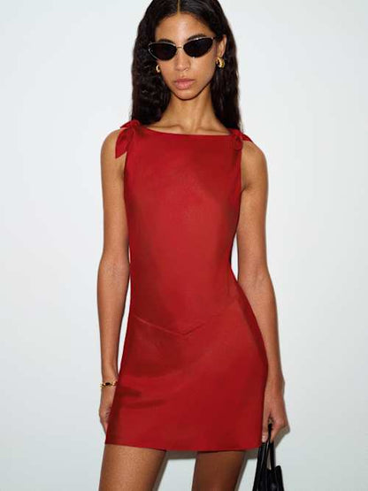 Louisa Silk Twill Dress