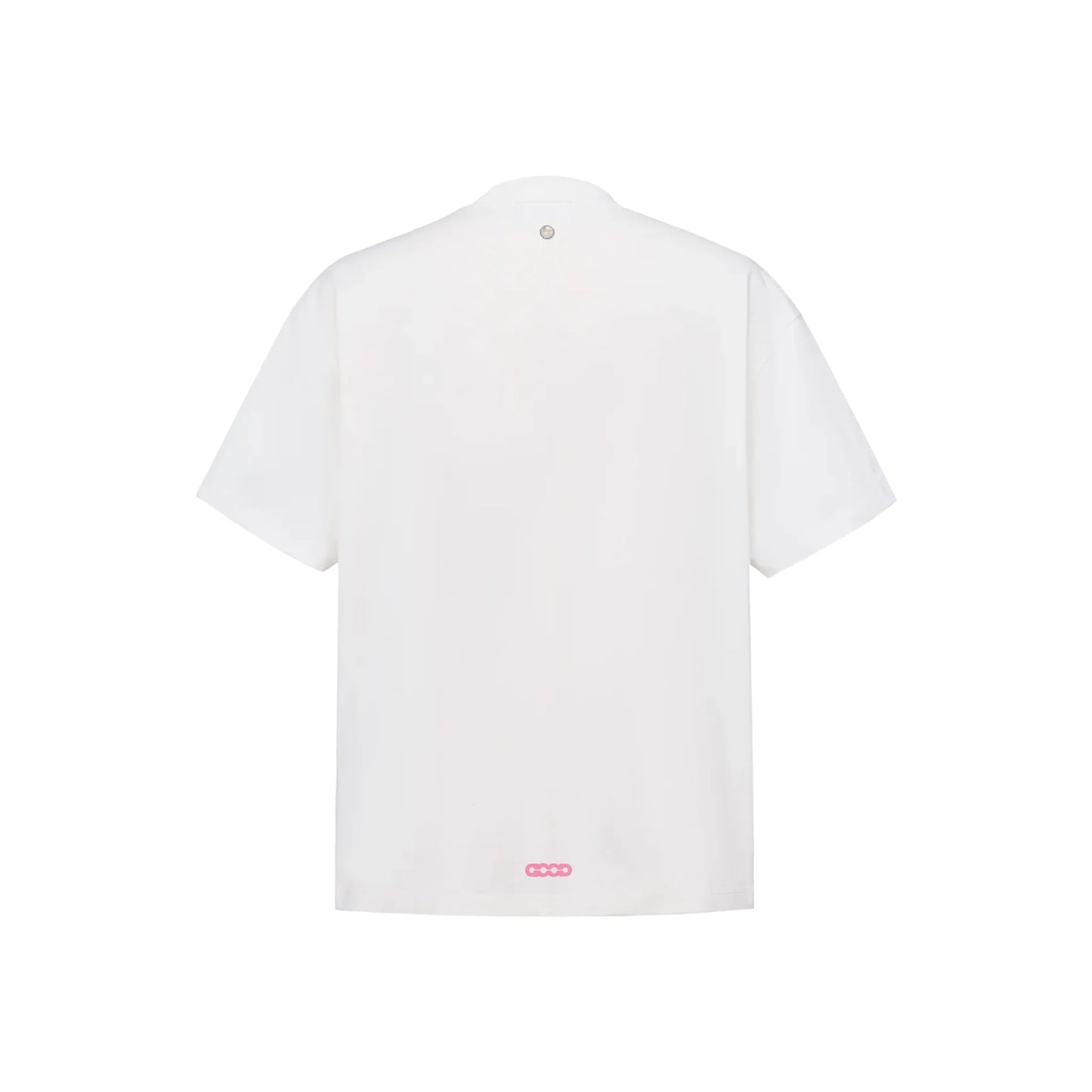 GOODBRAND 3D Logo Floral Embroidery Rhinestone Tee White (SS26)