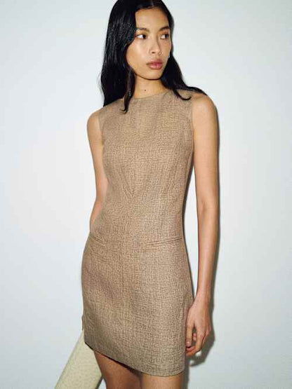 Citron Linen Dress