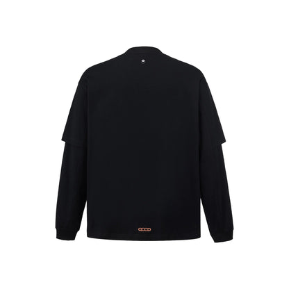 GOODBRAND Melting Ice Cream Two-Piece Long Sleeved Tee Black (FW25)