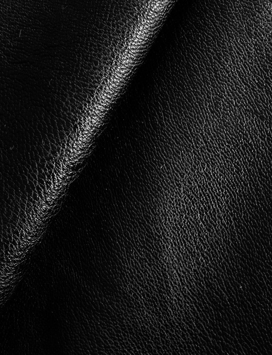 Faux Leather V-Neck Founder Dress