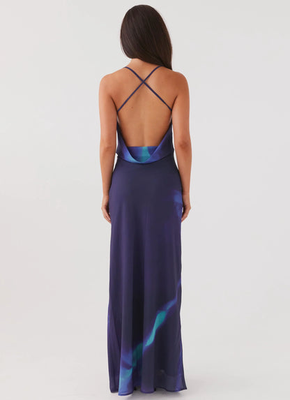 Astra Maxi Dress - Cyber Rose