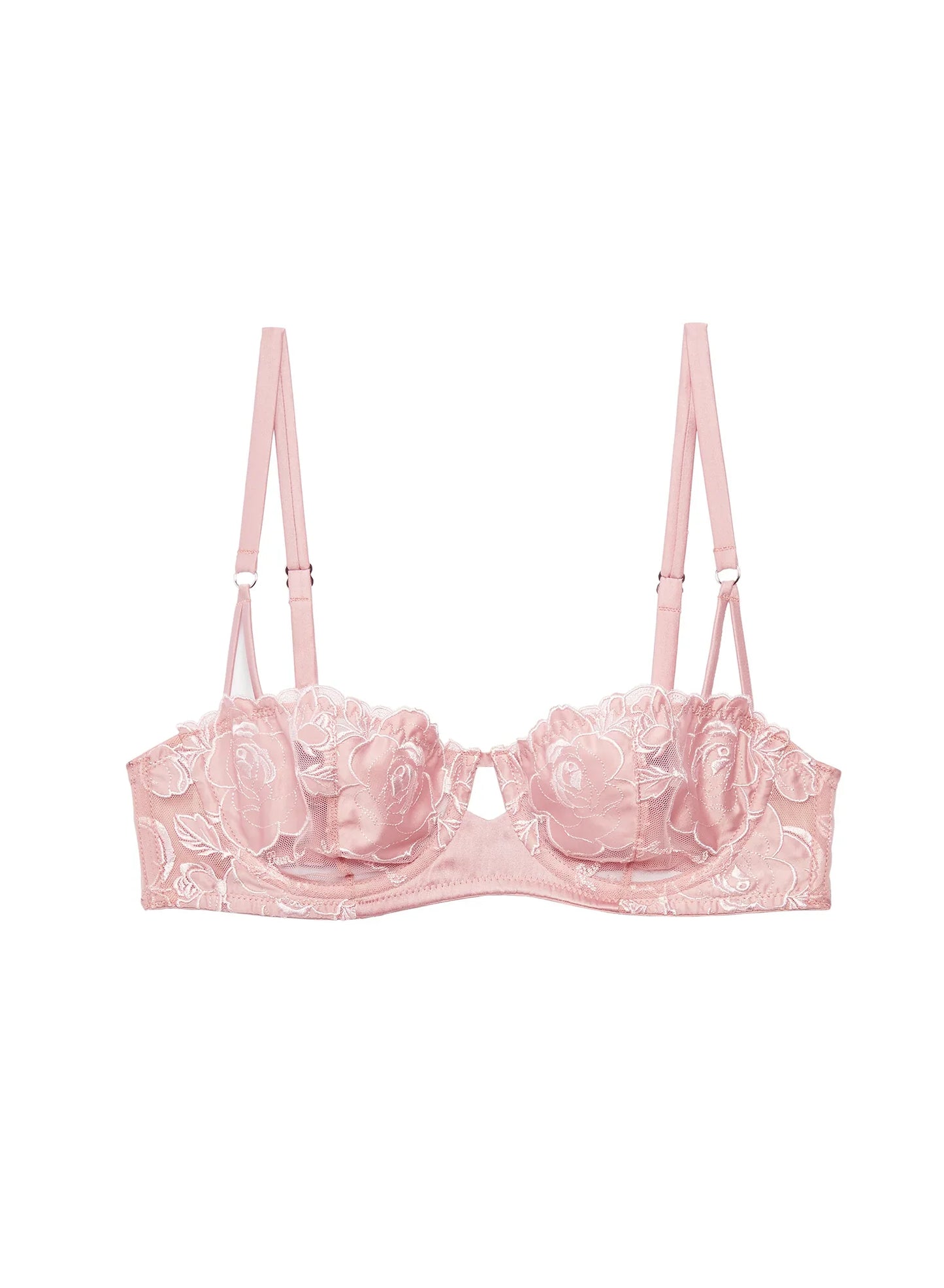 Rose Logo Embroidery Balconette