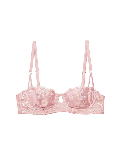 Rose Logo Embroidery Balconette