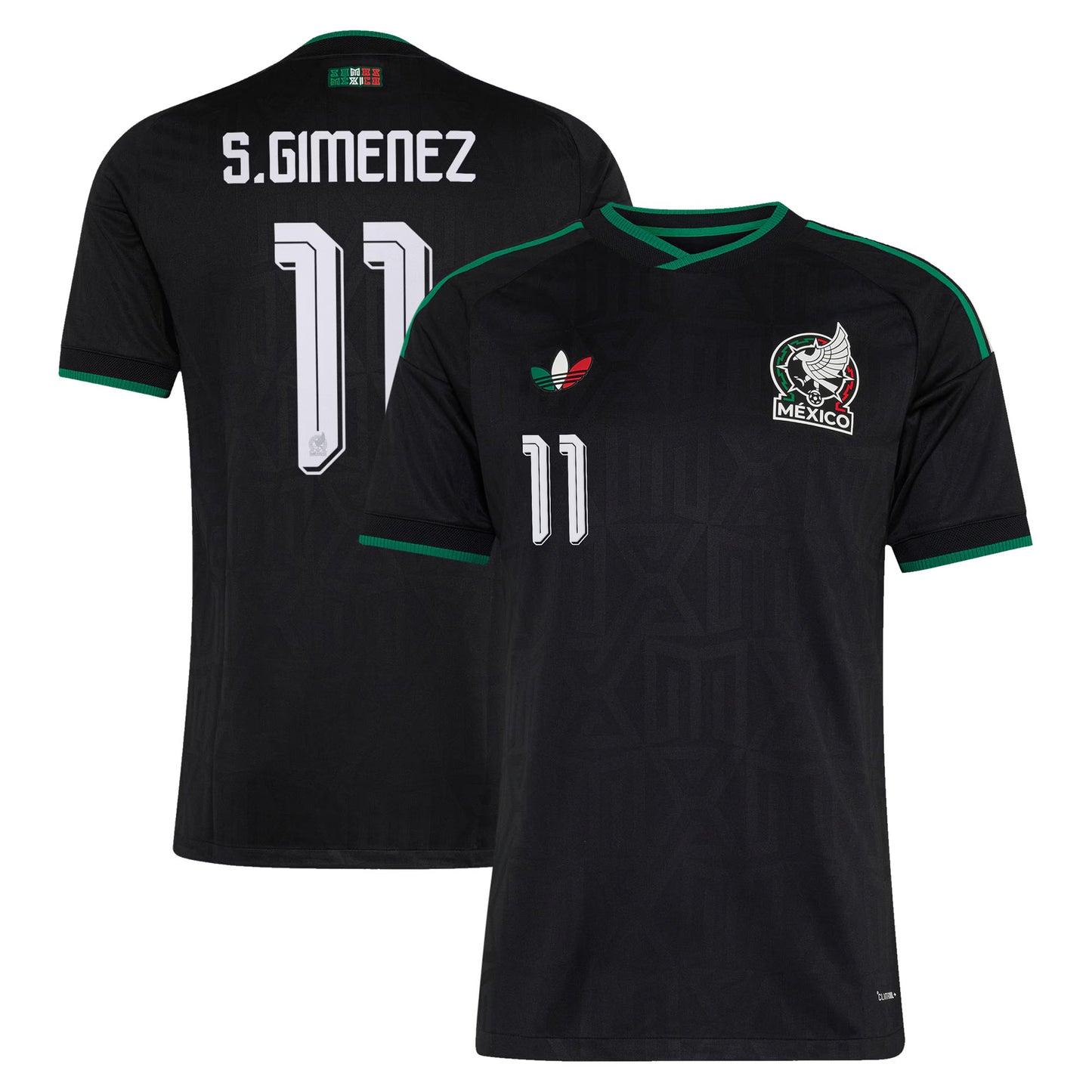 Santiago Gimenez Mexico National Team 2026 Third On-Field Jersey - Black