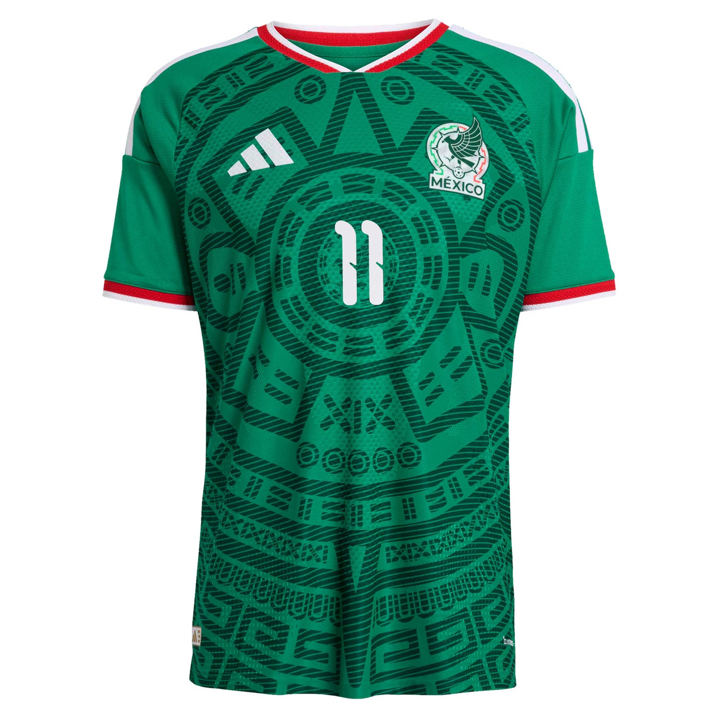 Santiago Gimenez Mexico National Team 2026  Home On-Field Jersey - Green