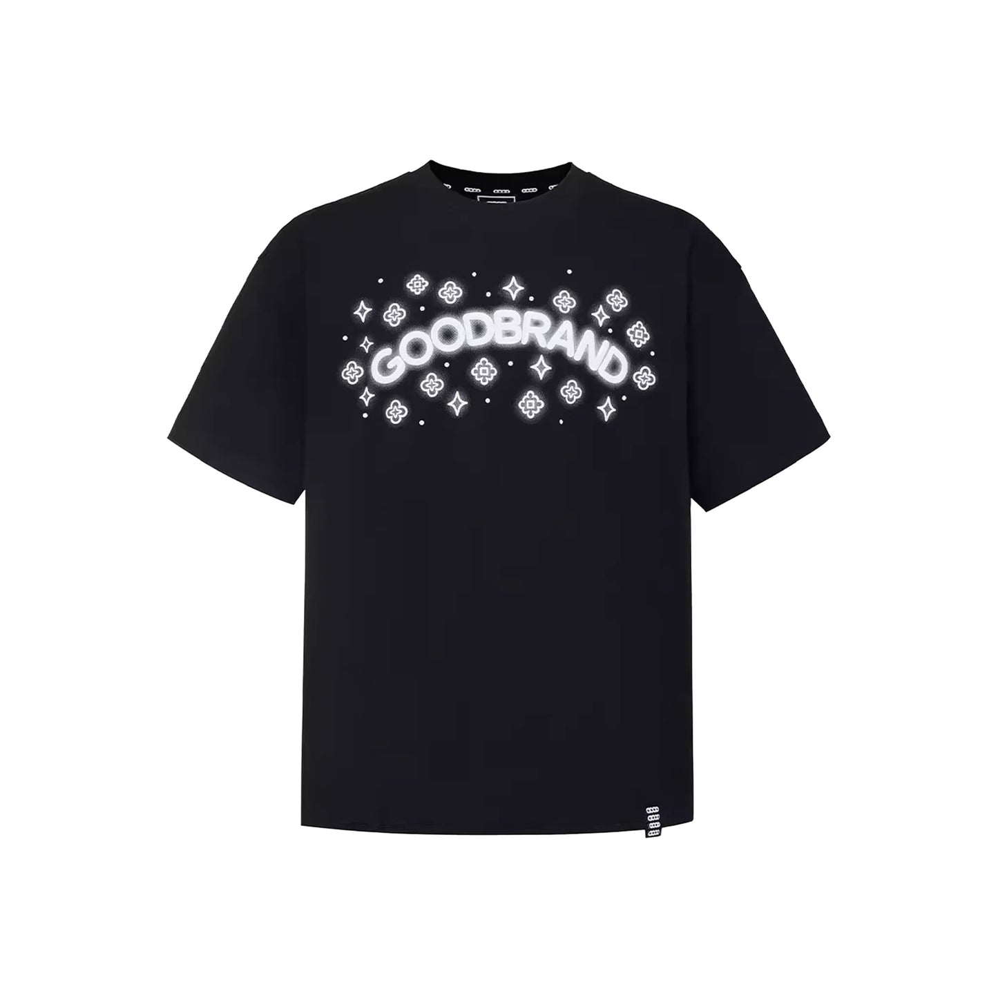 GOODBRAND Colourful Neon Floral Tee Black (SS26)
