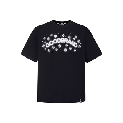 GOODBRAND Colourful Neon Floral Tee Black (SS26)