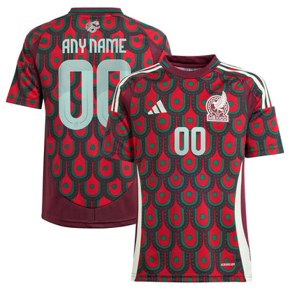 Mexico National Team Youth 2024 Home Replica Custom Jersey - Green