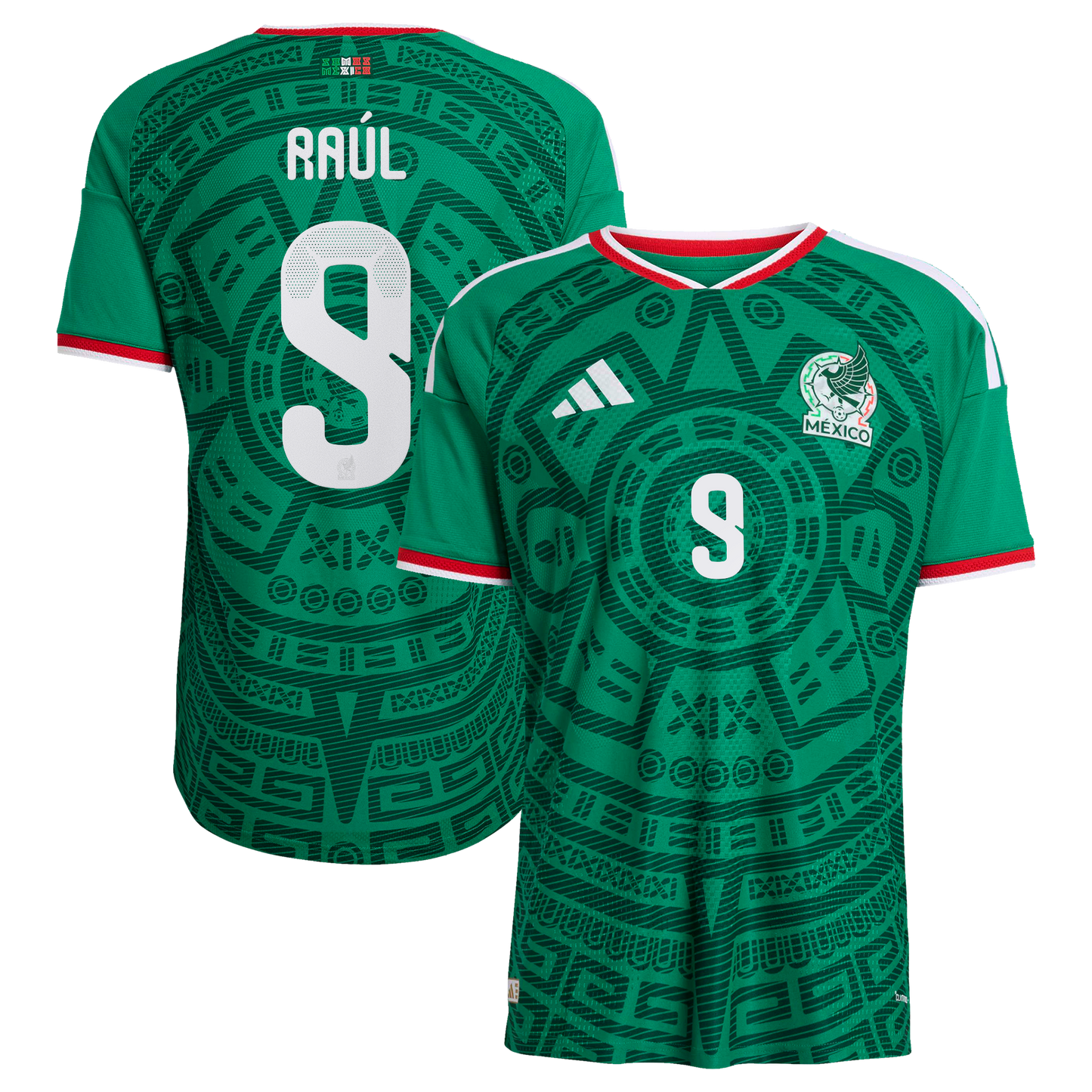 Raúl Jiménez Mexico National Team 2026  Home On-Field Jersey - Green