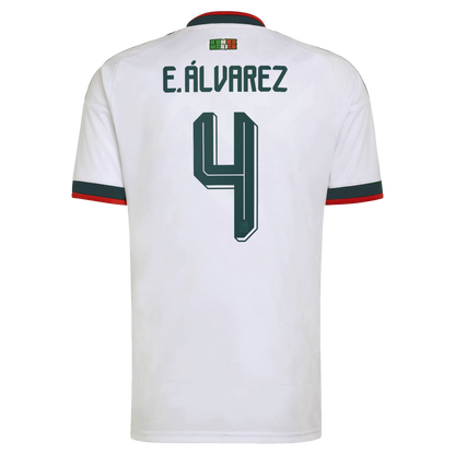 Edson Álvarez Mexico National Team 2026  Away Replica Jersey - White