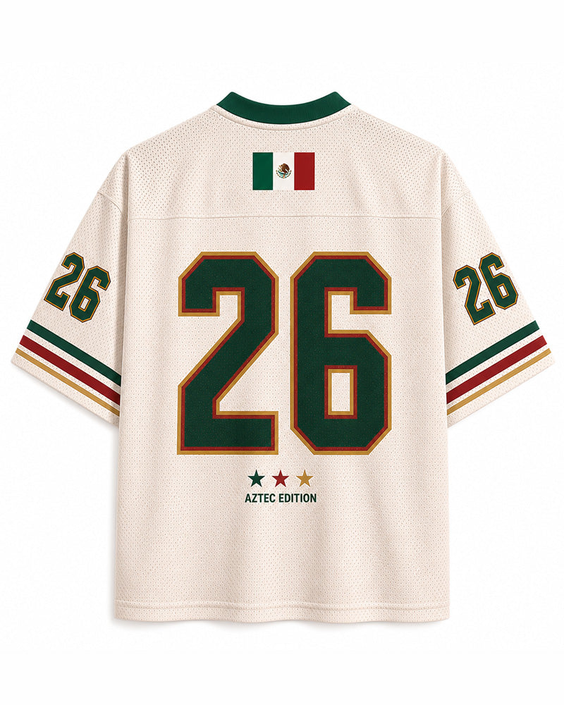 TheRetroTee Mexico Flag Matching Mesh Jersey