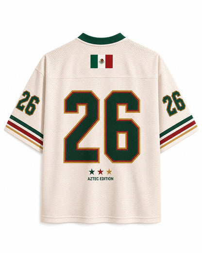TheRetroTee Mexico Flag Matching Mesh Jersey