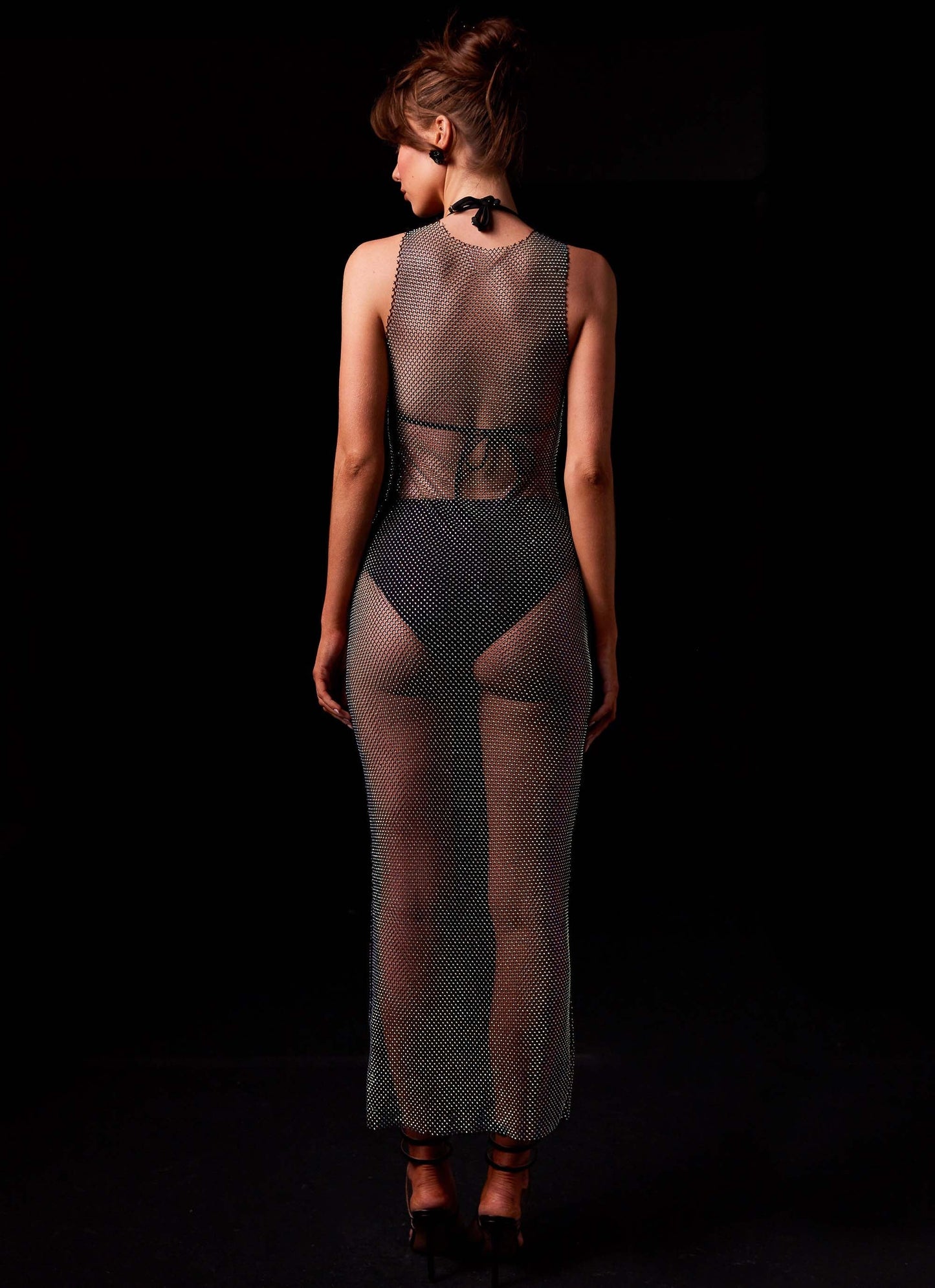 Euphoric Diamante Maxi Dress - Midnight Stars