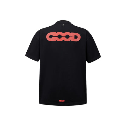 GOODBRAND x PLAYBOY Blonde Pillow Girl Logo Tee Black (SS26)
