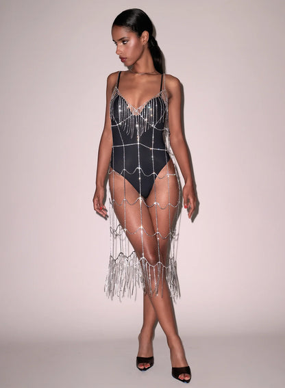 Crystal Fringe Dress