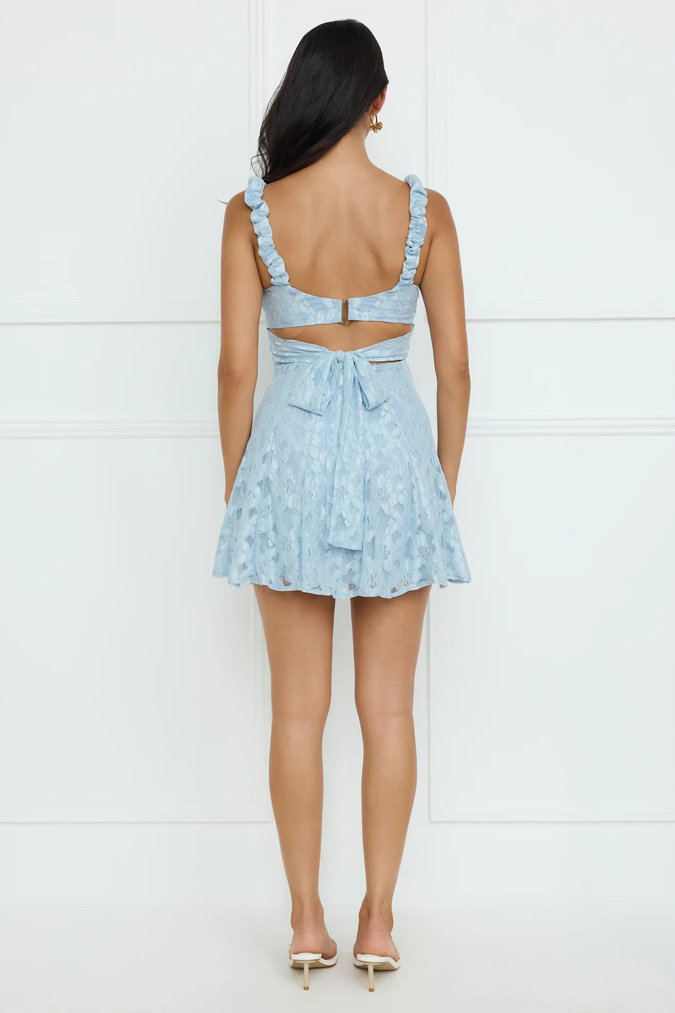 Refreshing Soul Lace Mini Dress