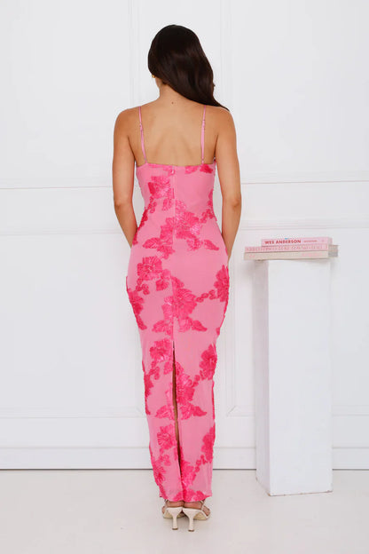 Estelle Mesh Maxi Dress