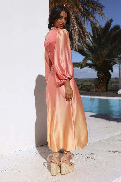 Hearts Of Venus Maxi Dress Pink