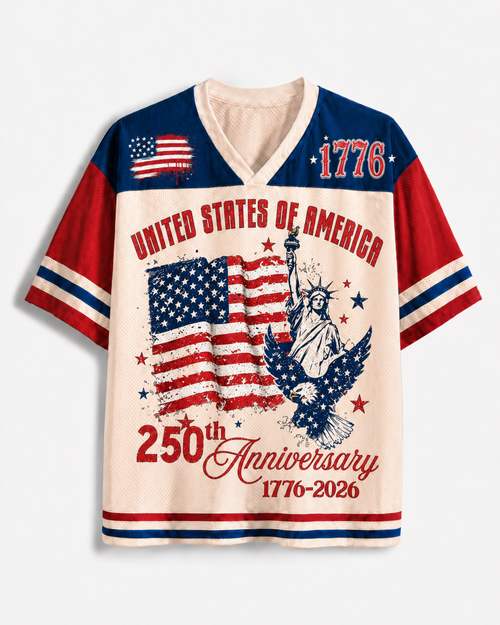 TheRetroTee America 250th Anniversary Mesh Jersey
