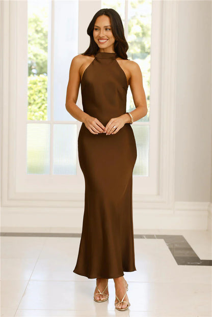 Icon Status Satin Maxi Dress