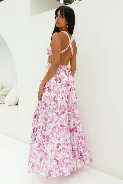 Fashion Forward Maxi Dress Purple