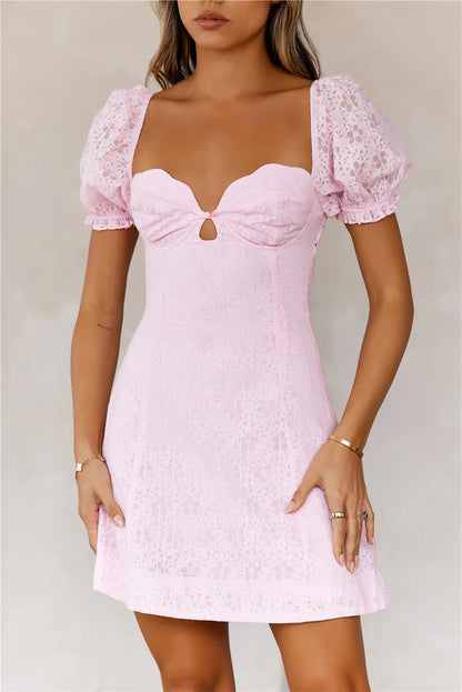 Strawberry Smoothie Mini Dress