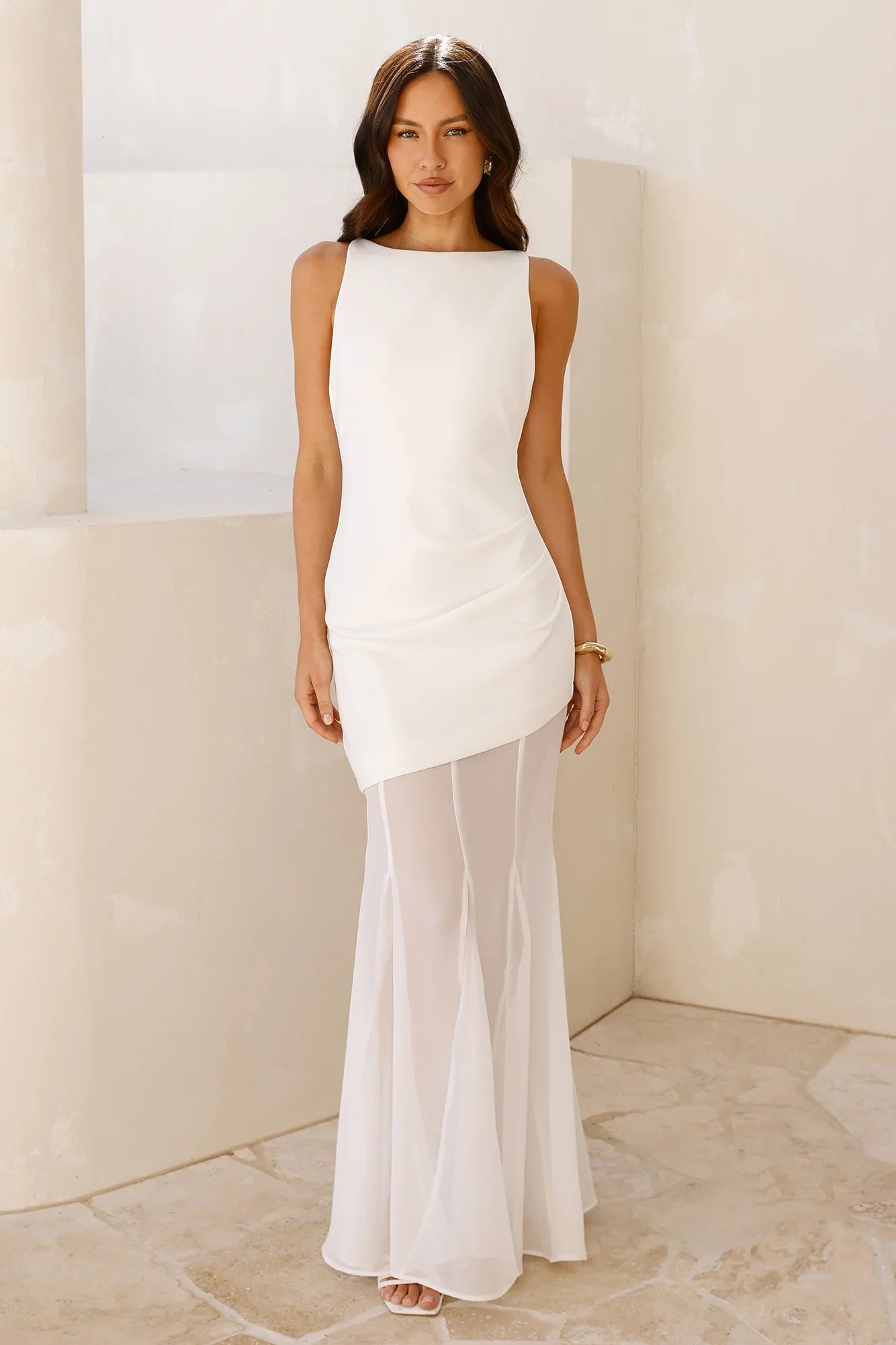 Modern Art Maxi Dress