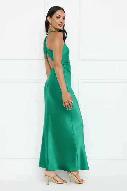 Eden Satin Maxi Dress