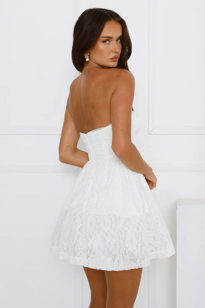 Soirée Star Strapless Sequin Mini Dress