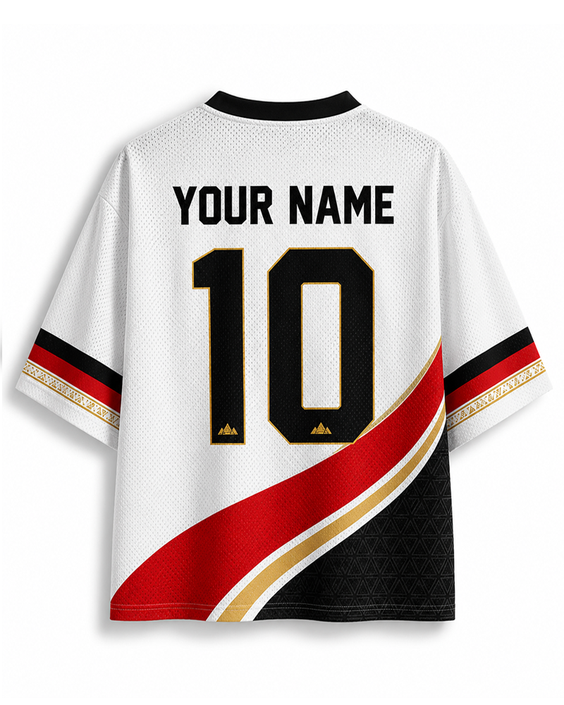 TheRetroTee Vintage Egypt Football Heritage Mesh Jersey