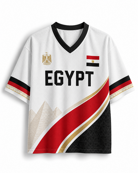 TheRetroTee Vintage Egypt Football Heritage Mesh Jersey