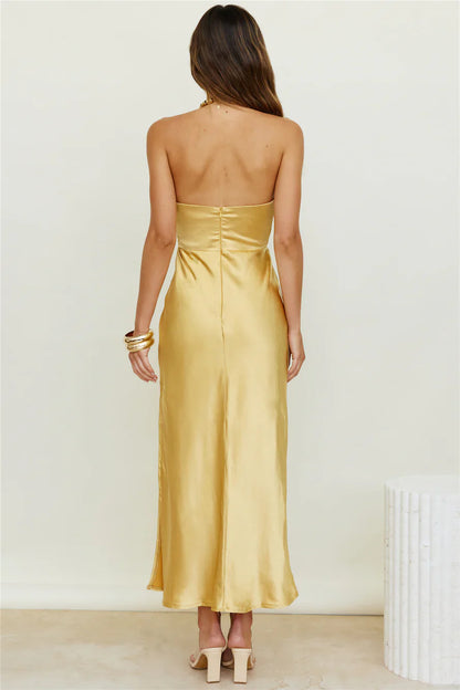 Caraway Maxi Dress Gold