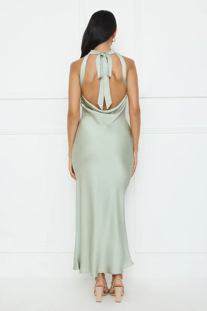 Icon Status Satin Maxi Dress