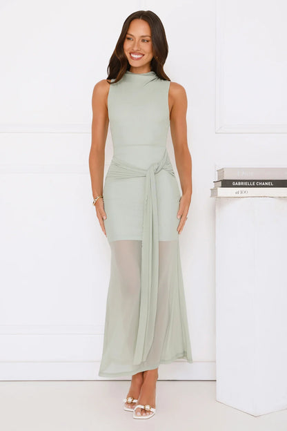 Dazzle Me Darling Mesh Maxi Dress