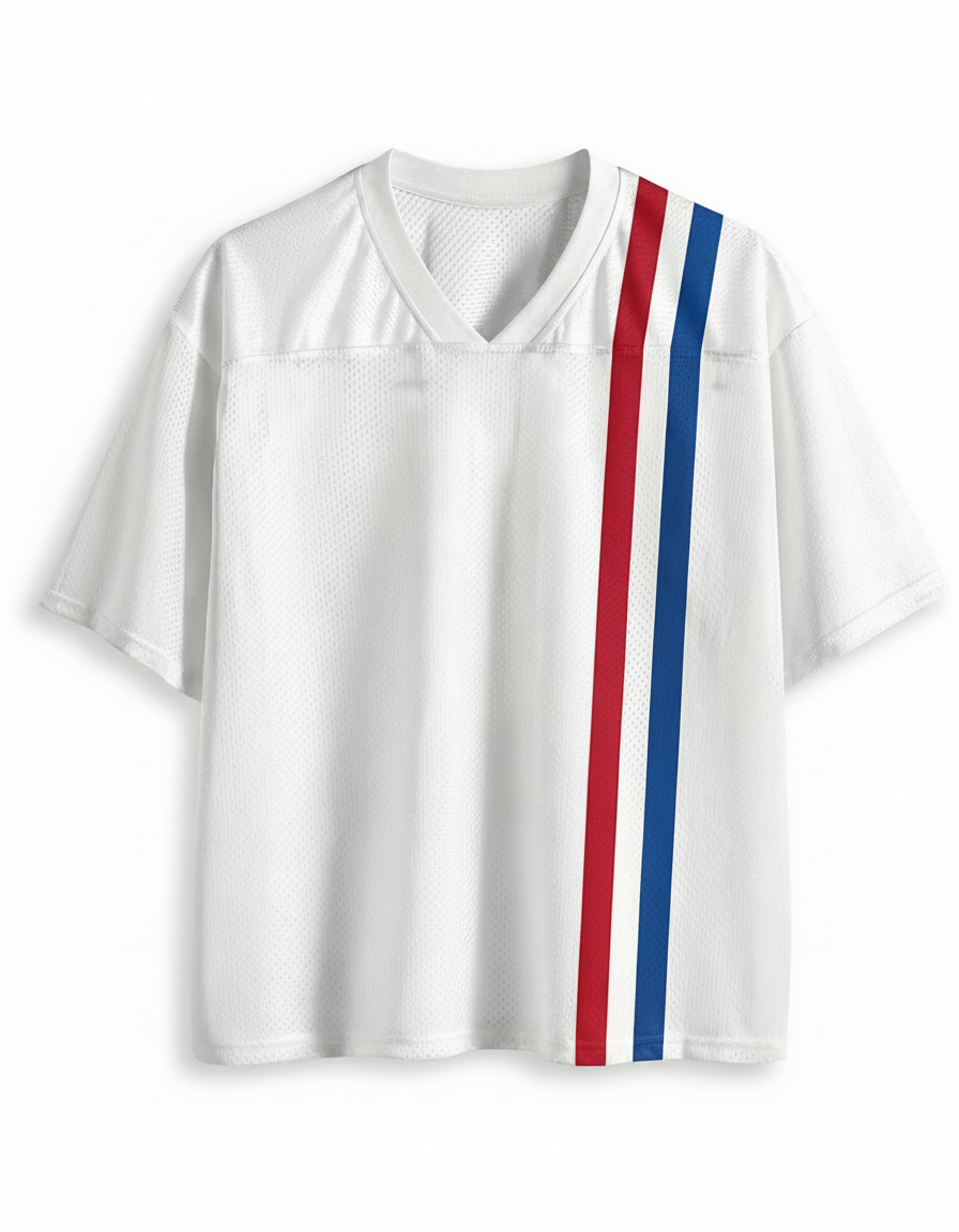 TheRetroTee Vintage 1970s Inspired #10 Soccer Mesh Jersey
