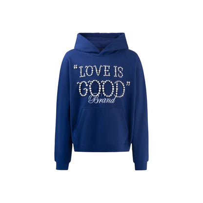 GOODBRAND Love Is Good Hoodie Navy (FW24)