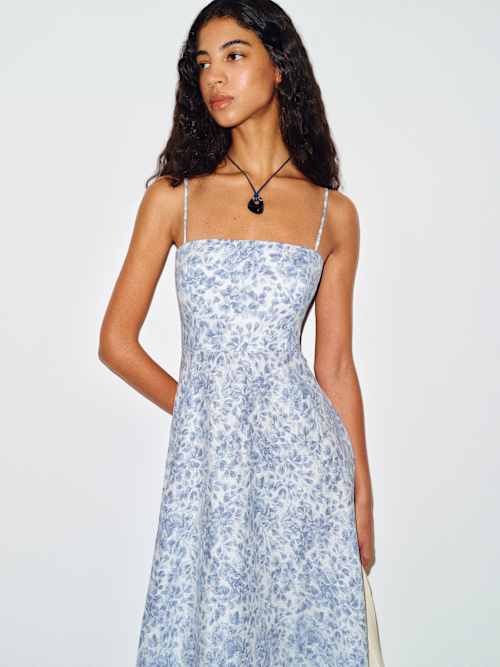 Monette Linen Dress