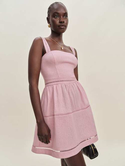 Everett Mini Linen Dress
