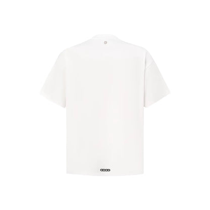 GOODBRAND Gemstone Embellished Logo Tee White (SS26)