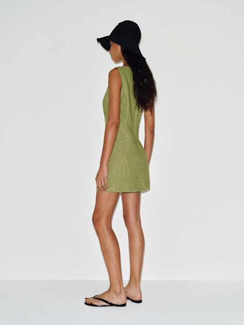 Citron Linen Dress