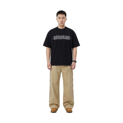 GOODBRAND Full Diamond Crescent Tee Black (SS26)