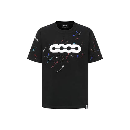 GOODBRAND Rainbow Candy Beads Logo Tee Black (SS25)