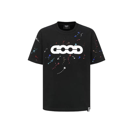 GOODBRAND Rainbow Candy Beads Logo Tee Black (SS25)